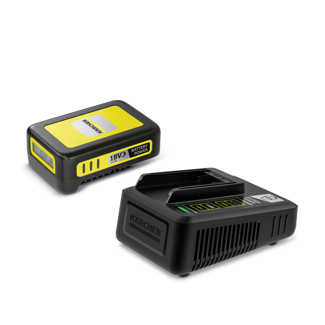 Starter Kit Battery Power 18 V / 2,5 Ah Akku / 18 V Schnellladegerät