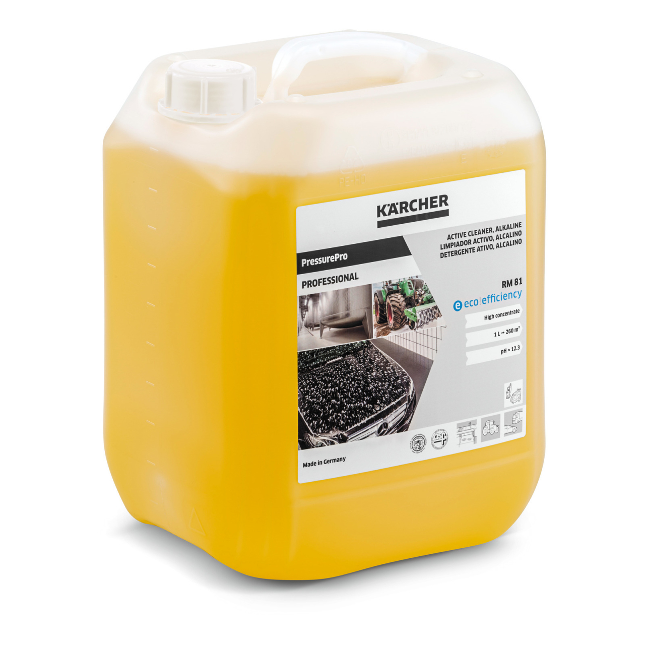 Aktivreiniger, alkalisch RM 81 eco!efficiency, 10l